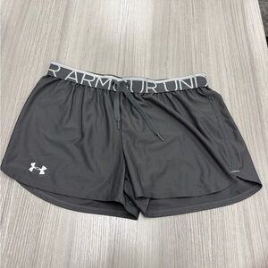 Under Armour Women's Charcoal Athletic Shorts